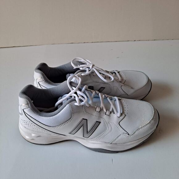 New Balance Men\'s 411 Comfort Ride Sneakers Shoes Size 11.5 EE - White MA411LW1